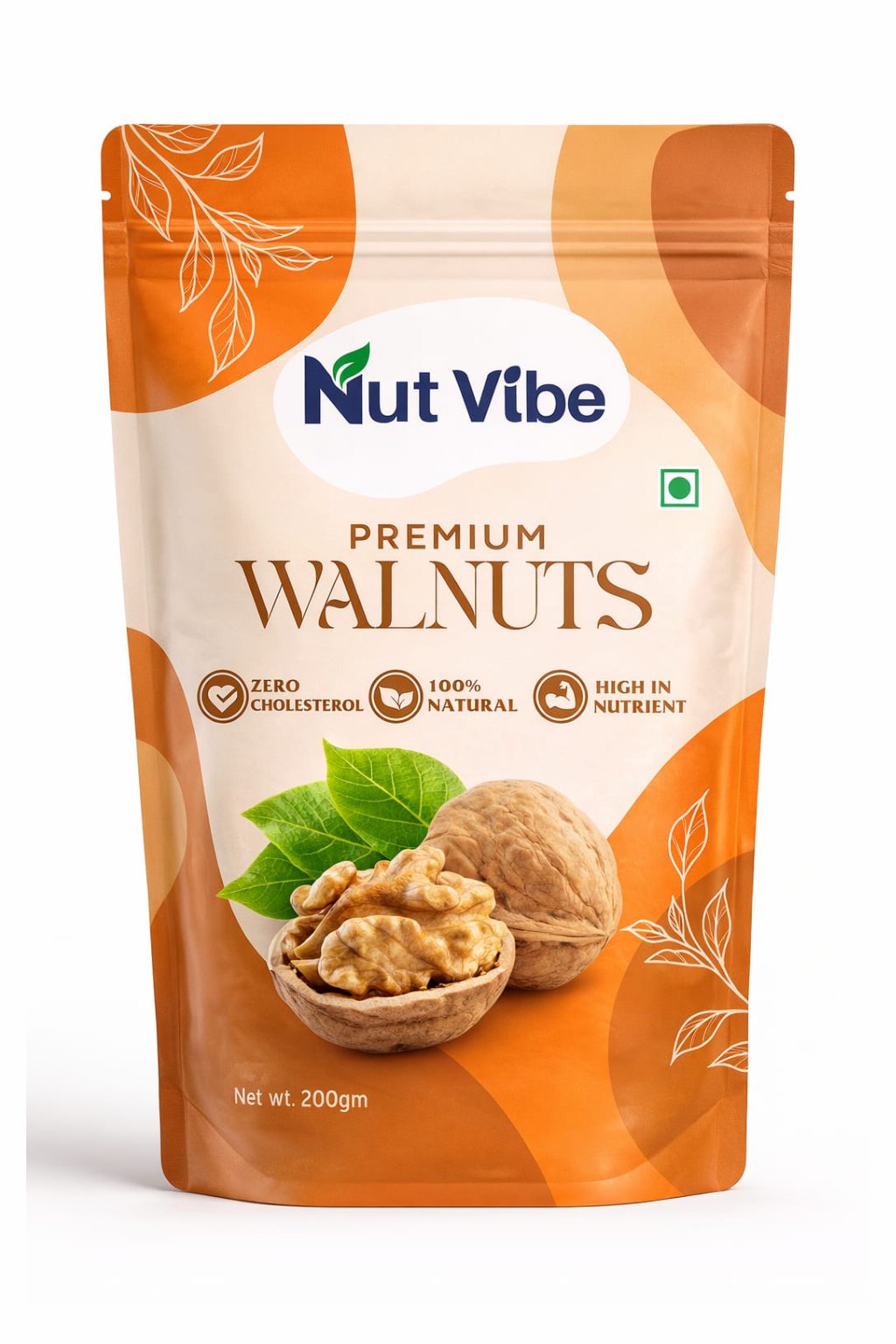 Nut Vibe Premium Natural California Walnuts (Akhrot) | Fresh & Healthy Dry Fruits
